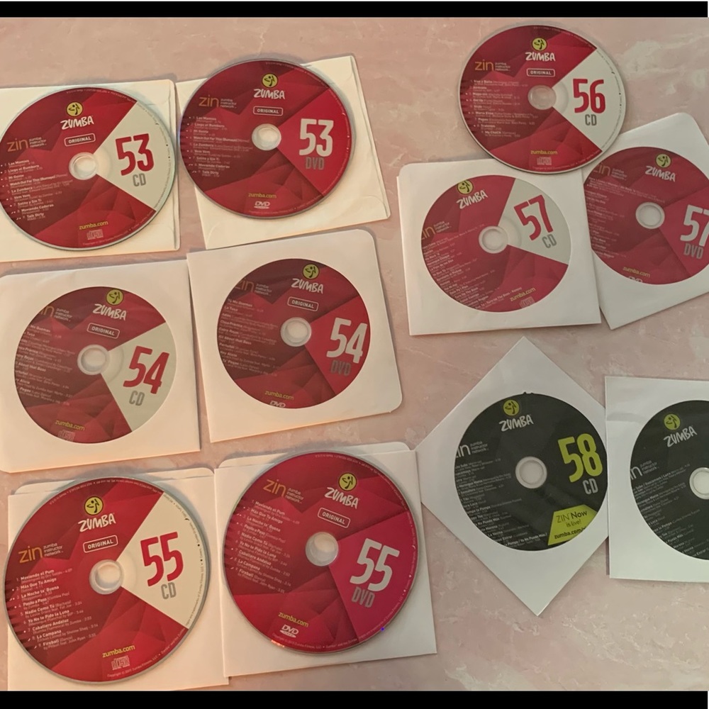 Zumba INSTRUCTOR Zin DVD/CD SETS